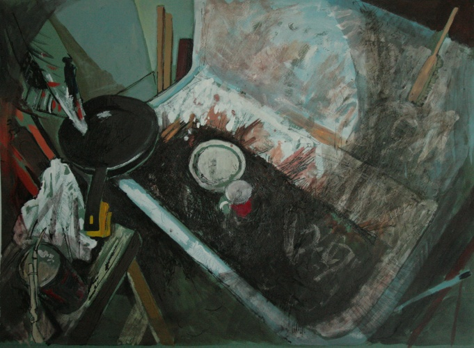 в мастерской