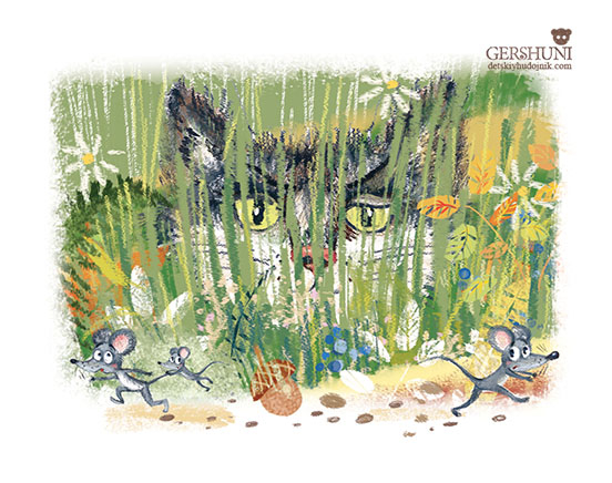 В роще объявился Кот-т-т!!