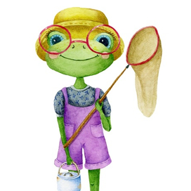 Веселая лягушка