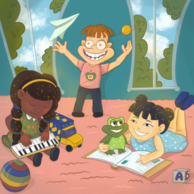 Иллюстрации к детской книге 