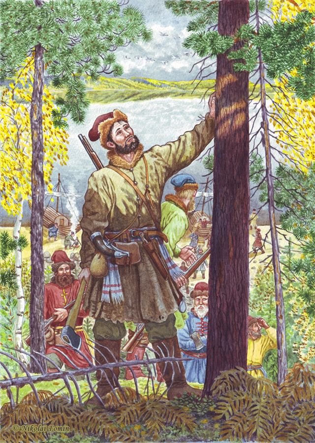 Основание зимовья - будущего села Анциферова Енисейского уезда, 1639.