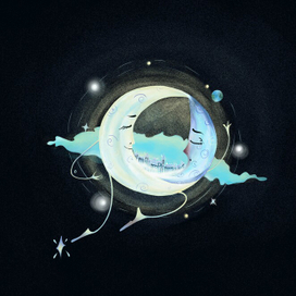 маскот Луна