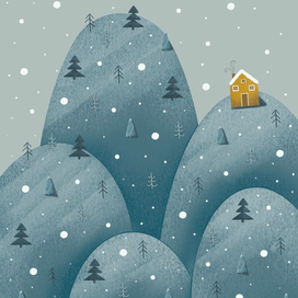 Зима в горах