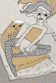 вечер с кошкой