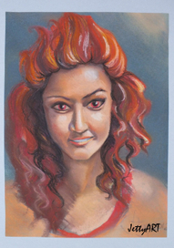 Огненная девушка