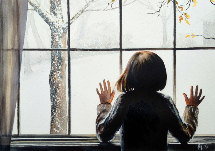 Первый снег.