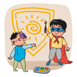 Дети рисуют