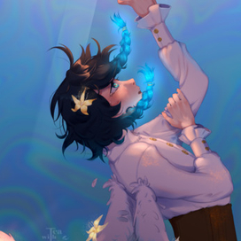 Фанарт Венти Genshin Impact 