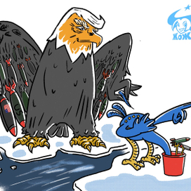 Карикатура для интернет-журнала "ЖОЖ"