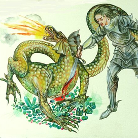 Иллюстрация к книге"Мифы народов мира"