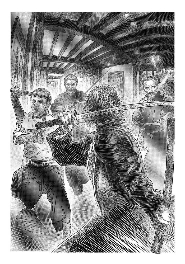 Дорога в сказку, Иллюстрация № 26 - Разборка в клубе единоборств.