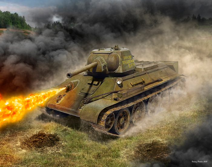 OT-34 (box art for ICM)