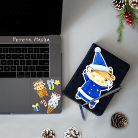 новогодние стикеры