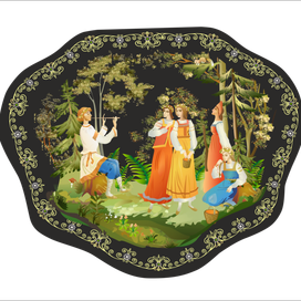 Палех, вектор