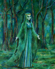 Lady of forest