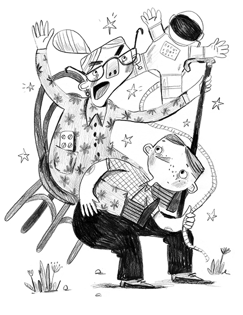 Иллюстрация к книге "Чокнутый этикет"