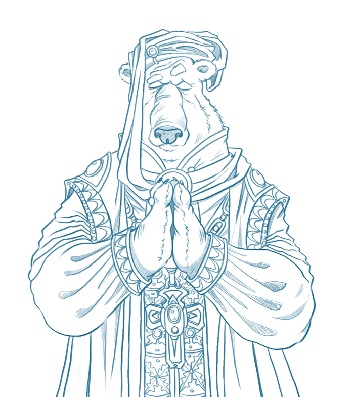 Медведь монах