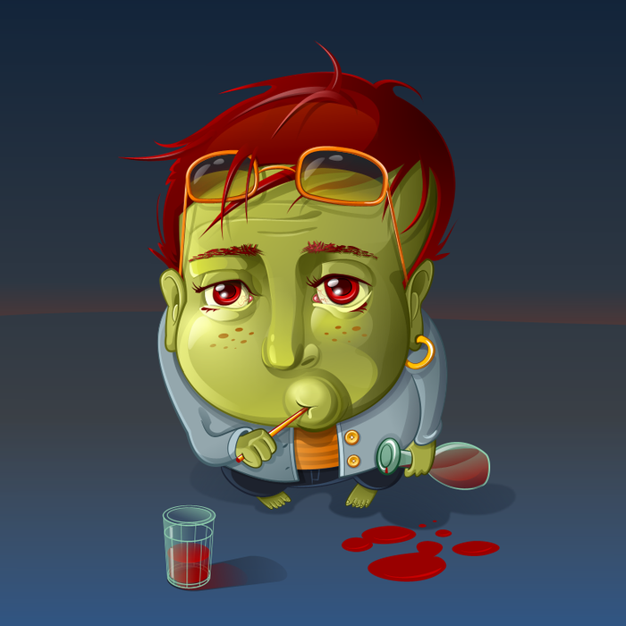 Кровавый чупачупс