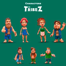 Персонажи "The Tribez"