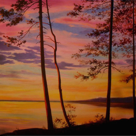 Вечер в Карелии