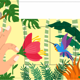 Иллюстрация для детской рабочей тетради