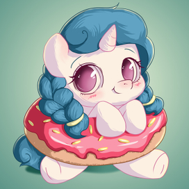 Пони и пончик