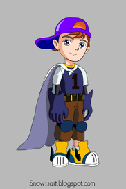 Мальчик супер герой 