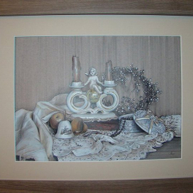 Натюрморт с подсвечником