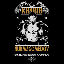 Принт "Хабиб Нурмагомедов"