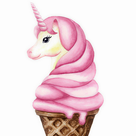 Единорог в рожке