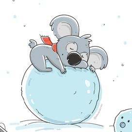 Зимние коалы