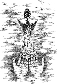 Иллюстрации к произведению И. Шмелёва "Солнце мёртвых" . Бумага А4, тушь, перо.