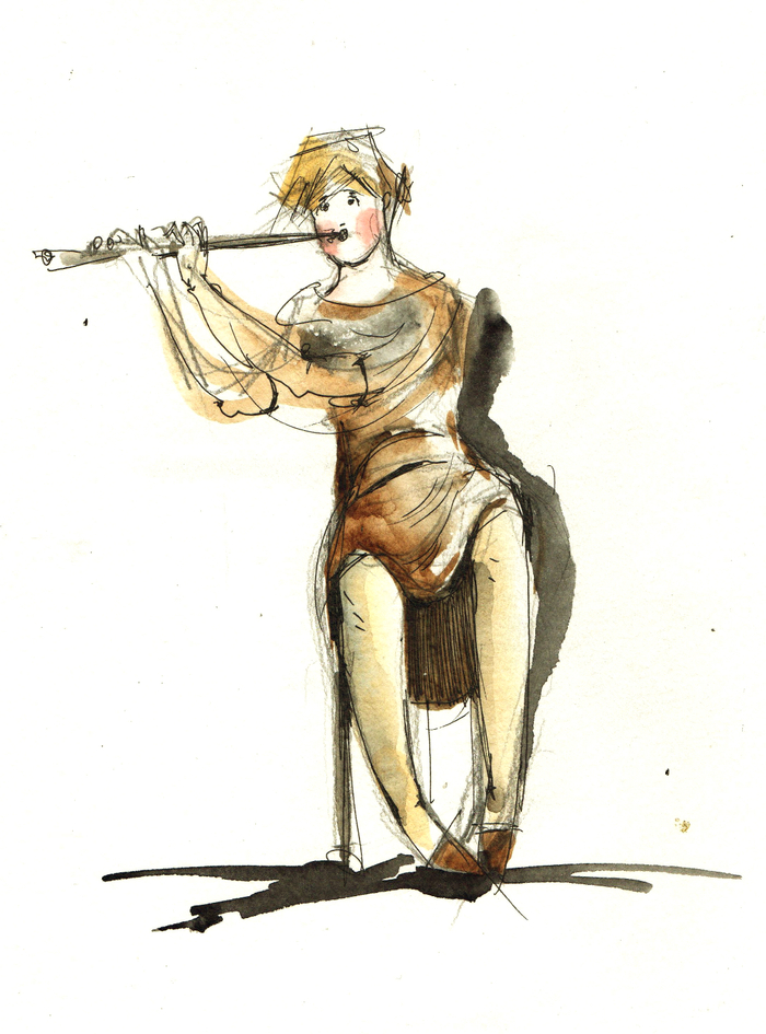 Флейтистка