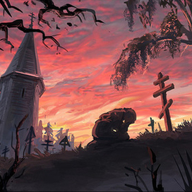 Золушка - На могиле матери