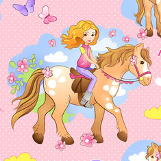 Девочка и пони