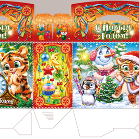 Упаковка НГ подарка