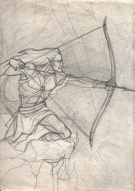 зарисовка персонажа