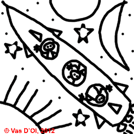 Трое улетают. Прощание с Солнечной системой.