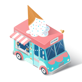 Фургон мороженое