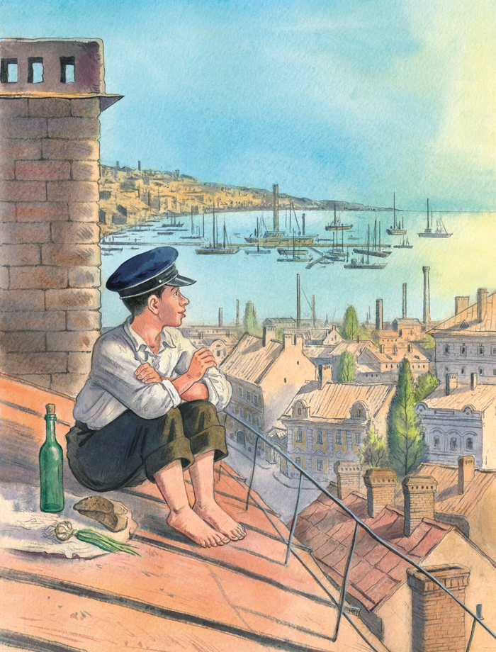 Над крышами Одессы