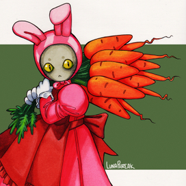 Кот в костюме кролика