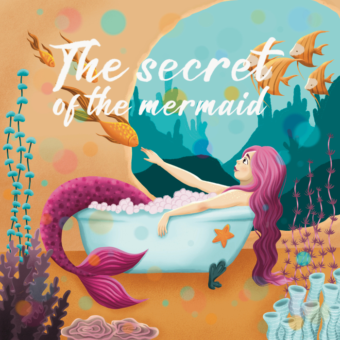 Диджитал иллюстрация «Секрет русалки»