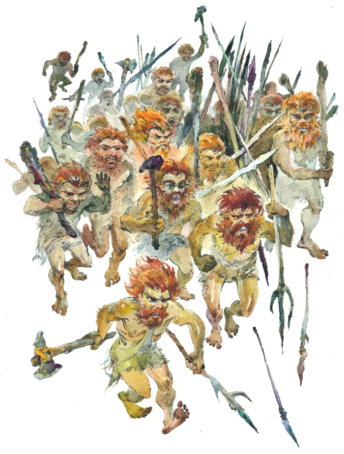 Рони Старший "Борьба за огонь"