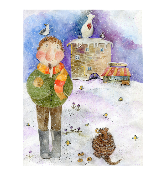 Однажды у булочной номер пятьдесят пять.