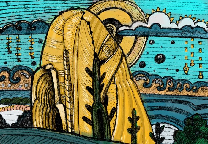 Горы и кактусы