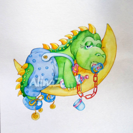 Динозаврик ( вариант принта)