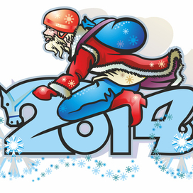 Дед Мороз байкер 2014