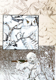 Маскировочный рисунок "Полярная сова" (Polar owl)