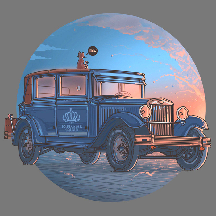 Классические автомобили 20-ого века.