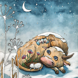 нг открытка 2021